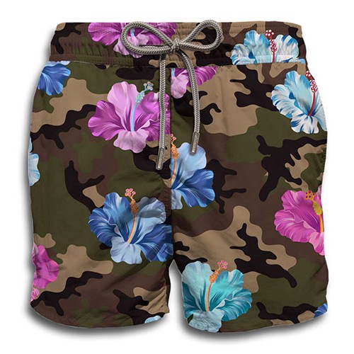 agoon-embourg-st barth mc2-maillots hommes-flower camo