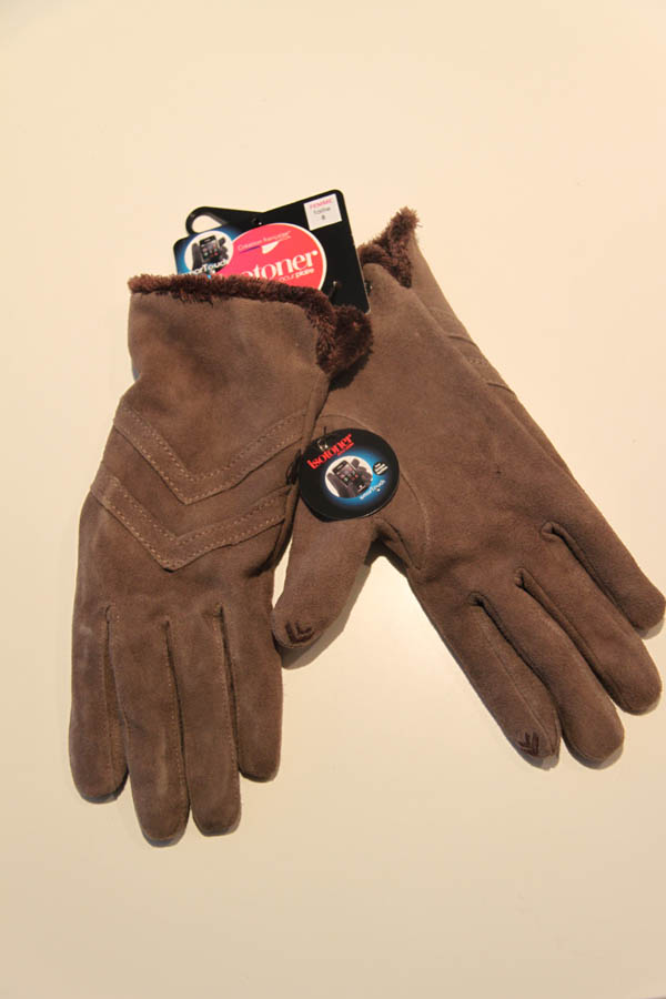 lagoon-embourg-isotoner-gants velours gris-smart touch